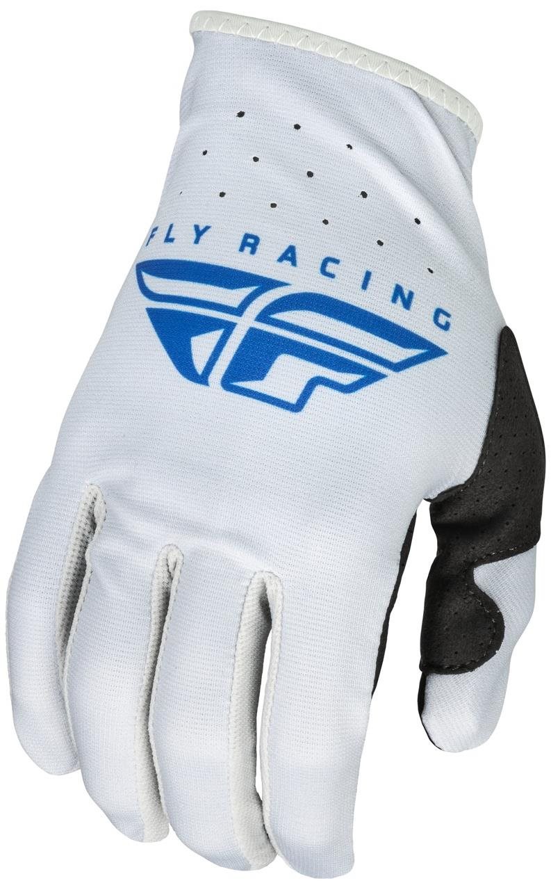 Fly Racing rukavice Lite, 2023 šedá/modrá