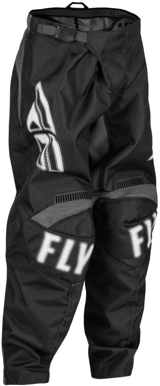 Fly Racing kalhoty F-16, 2023 dětská černá/bílá