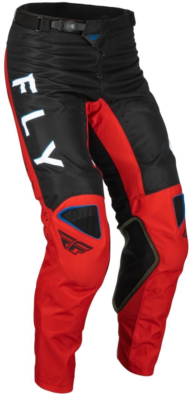 Fly Racing kalhoty Kinetic Kore, 2023 červená/šedá