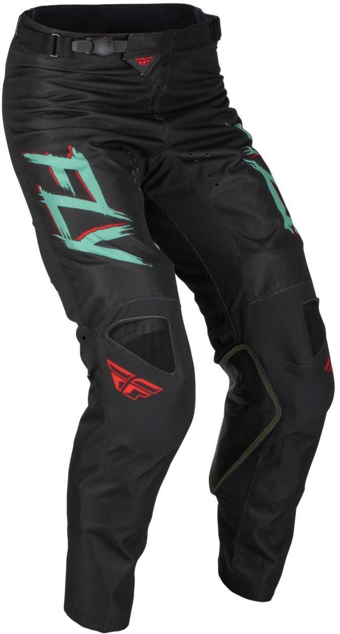 Fly Racing kalhoty Kinetic S.E. Rave, 2023 černá/zelená/červená