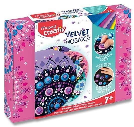 MAPED Velvet Mosaics - Pasztell kreatív szett