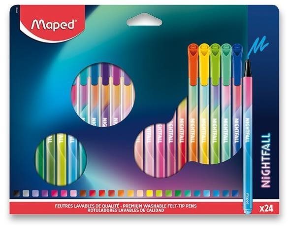 MAPED Color´Peps Nightfall Teens 24 színű