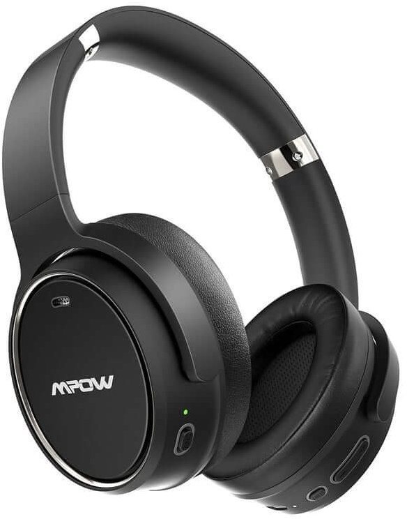 Vezeték nélküli fül-/fejhallgató MPOW H19 fekete