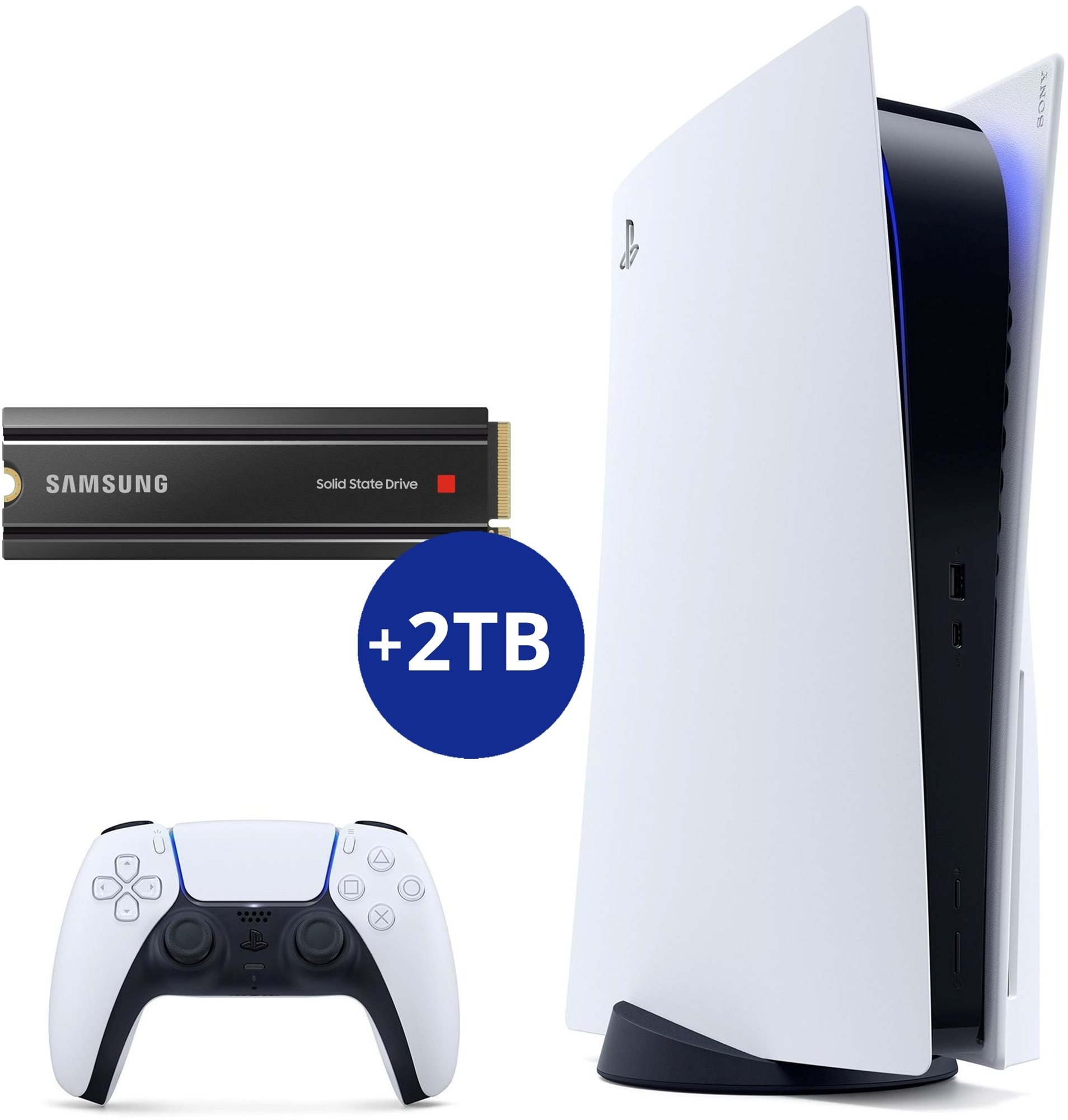 PlayStation 5 bővített tárhellyel (+2TB SSD)