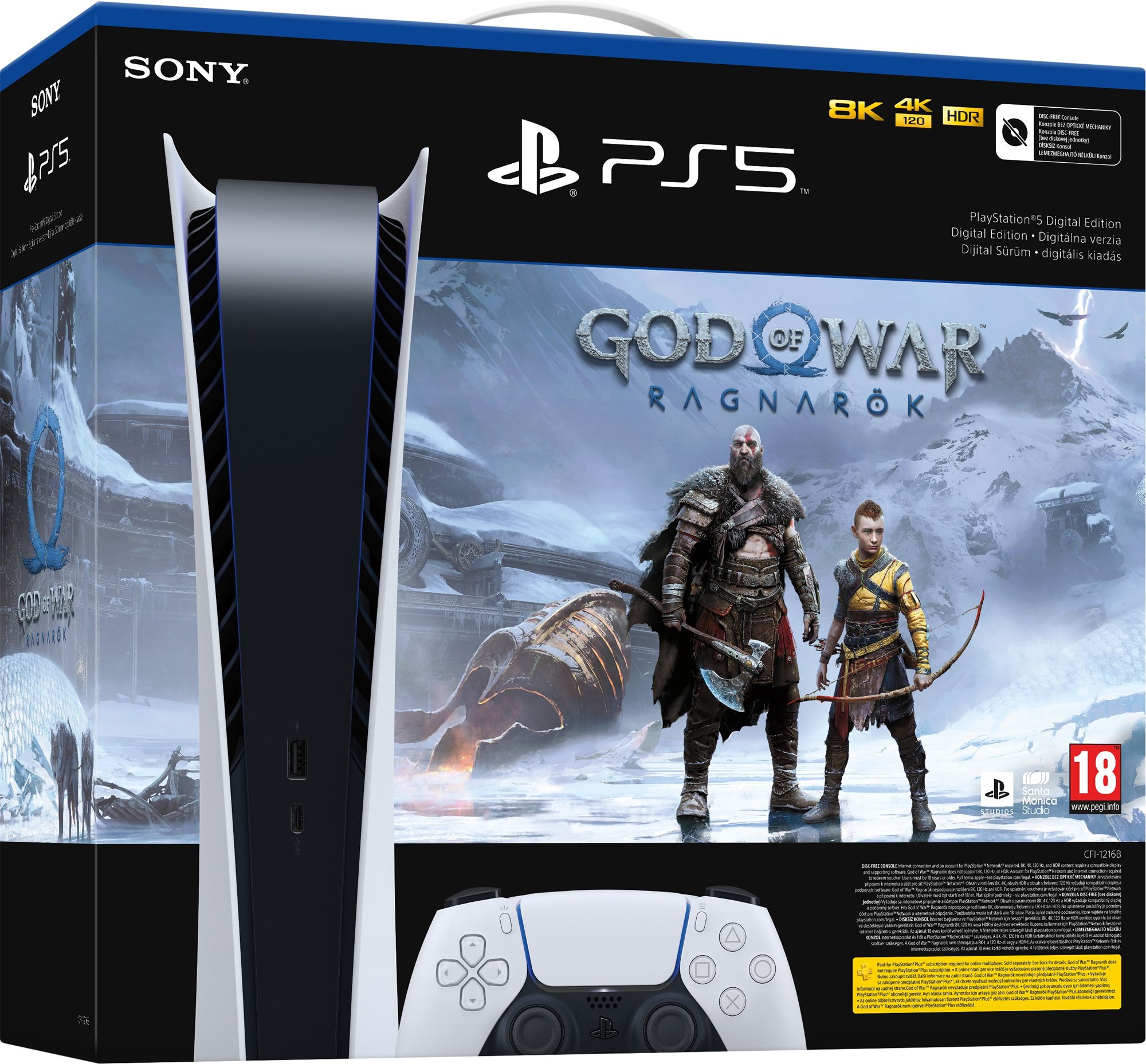 PlayStation 5 Digital Edition + God of War Ragnarok