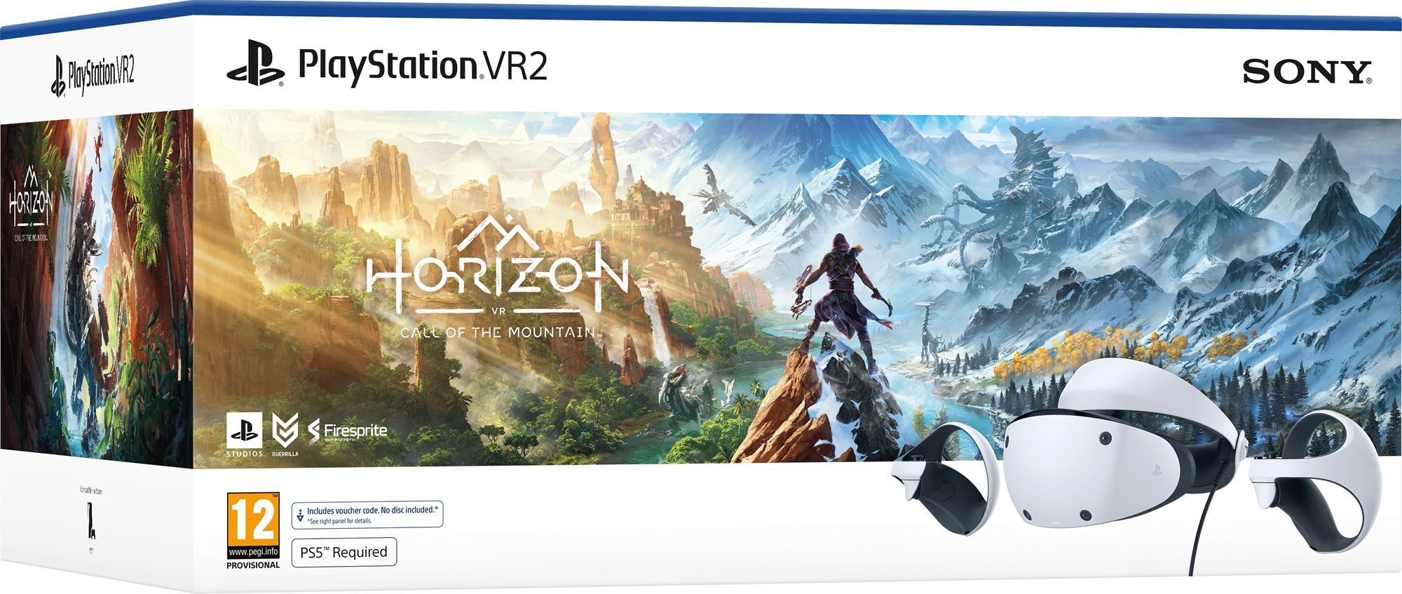Sony playstation vr2 + horizon call of the mountain