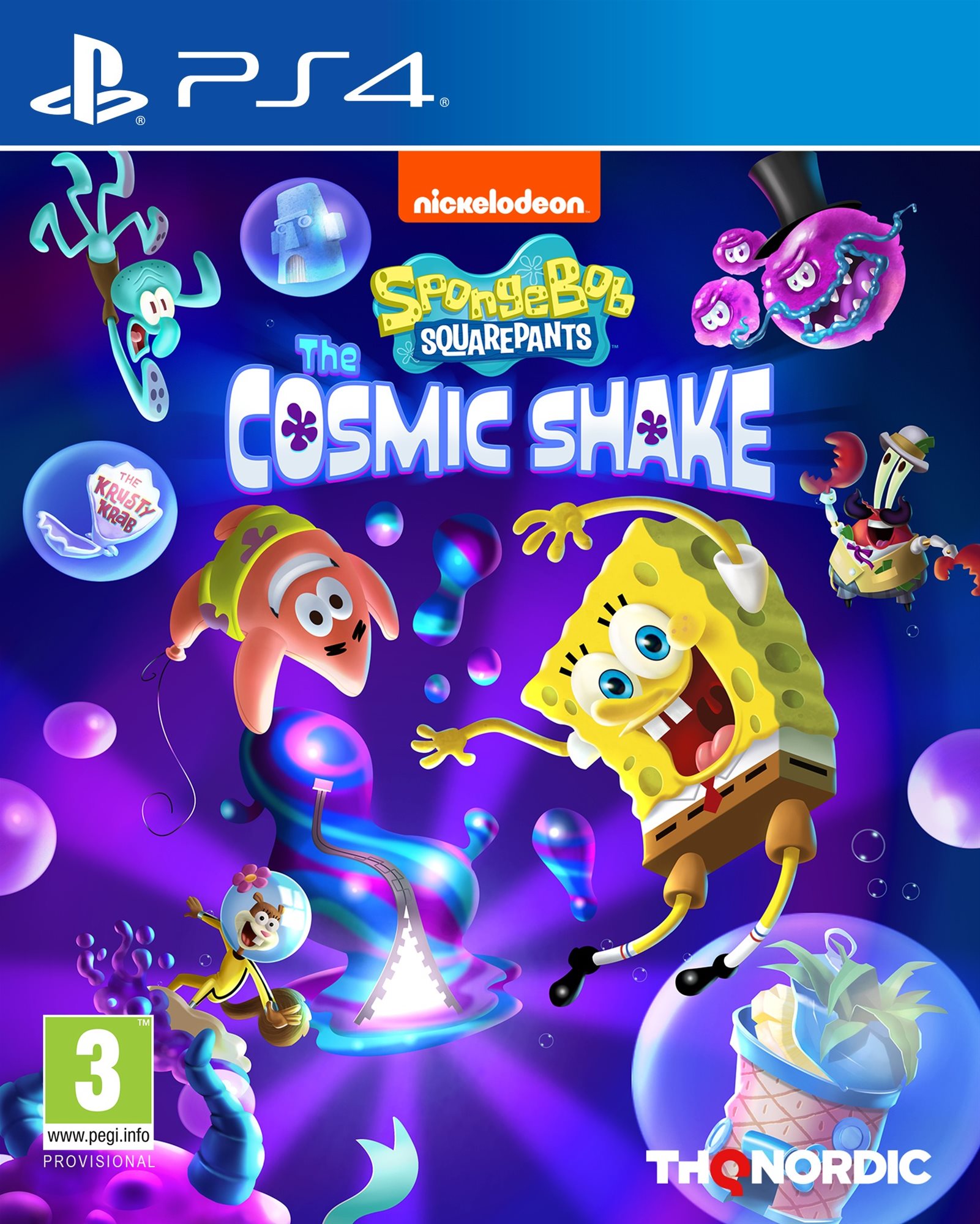 PS4 játék Spongyabob Kockanadrág Cosmic Shake