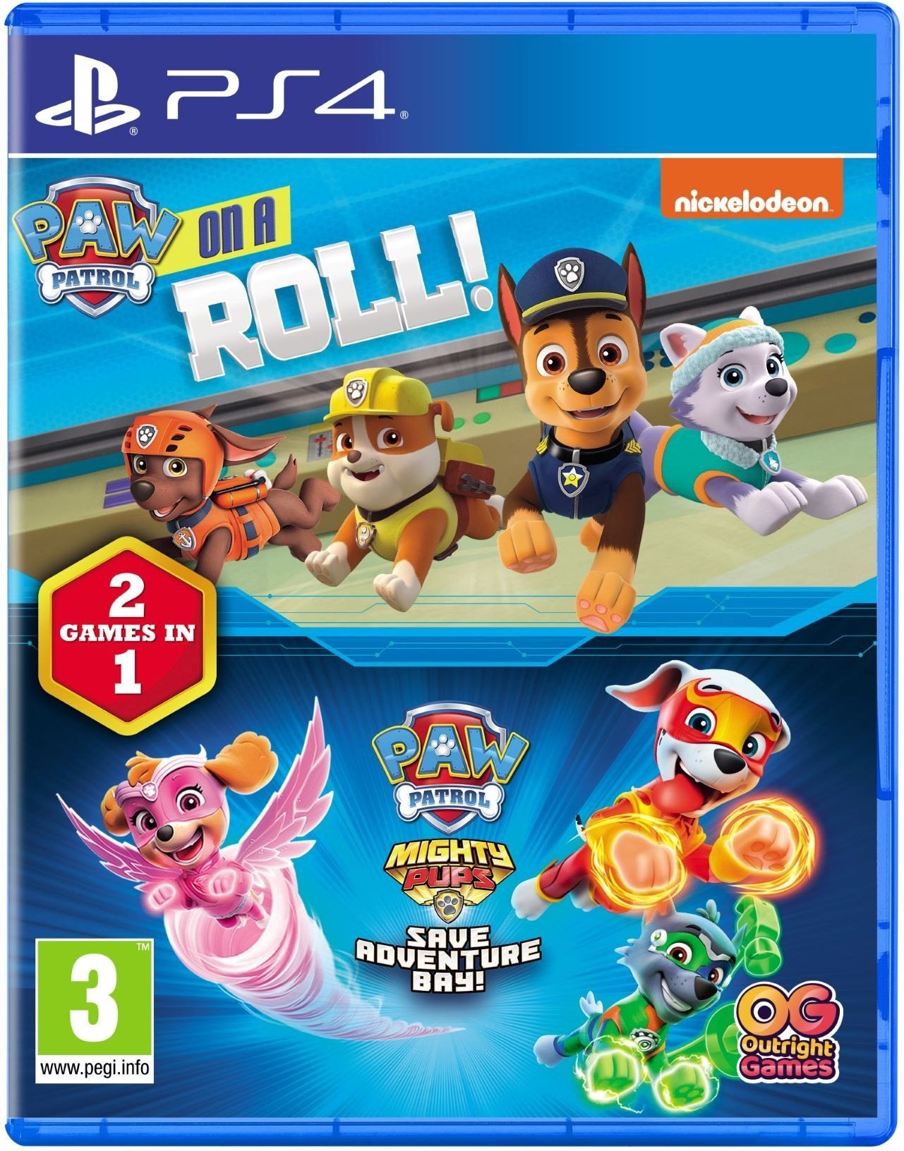 Paw Patrol: Adventure City Calls and Mighty Pups Save Adventure Bay Bundle - PS4
