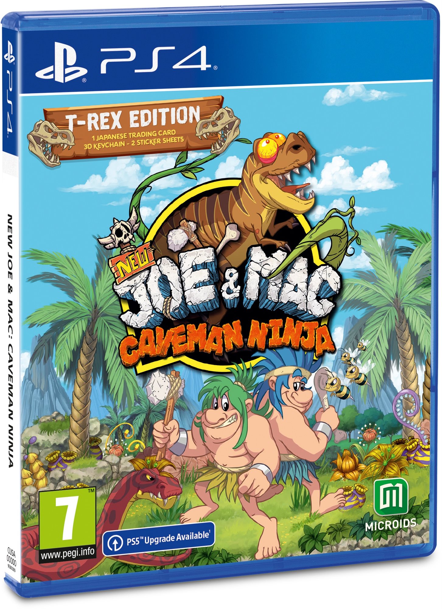 New Joe and Mac: Caveman Ninja T-Rex Edition - PS4
