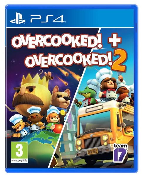 Overcooked! + Overcooked! 2 Double Pack - PS4, PS5