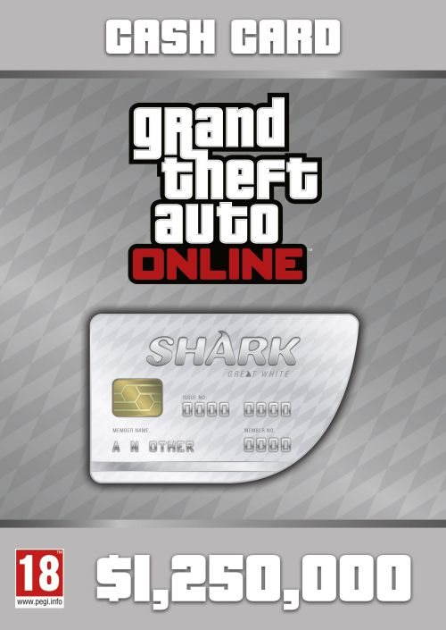 Grand Theft Auto V (GTA 5): Great White Shark Card (PC) DIGITAL