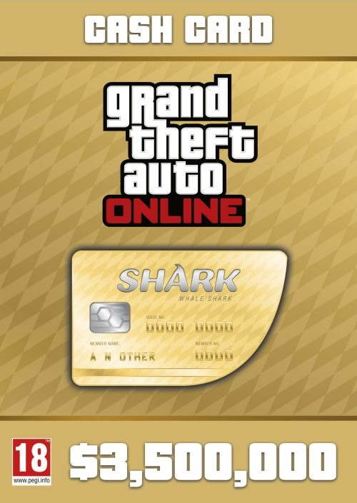 Grand Theft Auto V (GTA 5): Whale Shark Card (PC) DIGITAL