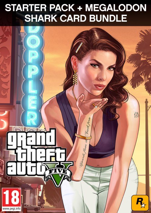 Grand Theft Auto V (GTA 5) + Criminal Enterprise Starter Pack + Megalodon Shark Card - PC DIGITAL