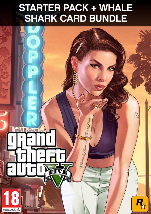 Grand Theft Auto V (GTA 5)+ Criminal Enterprise Starter Pack + Whale Shark Card - PC DIGITAL