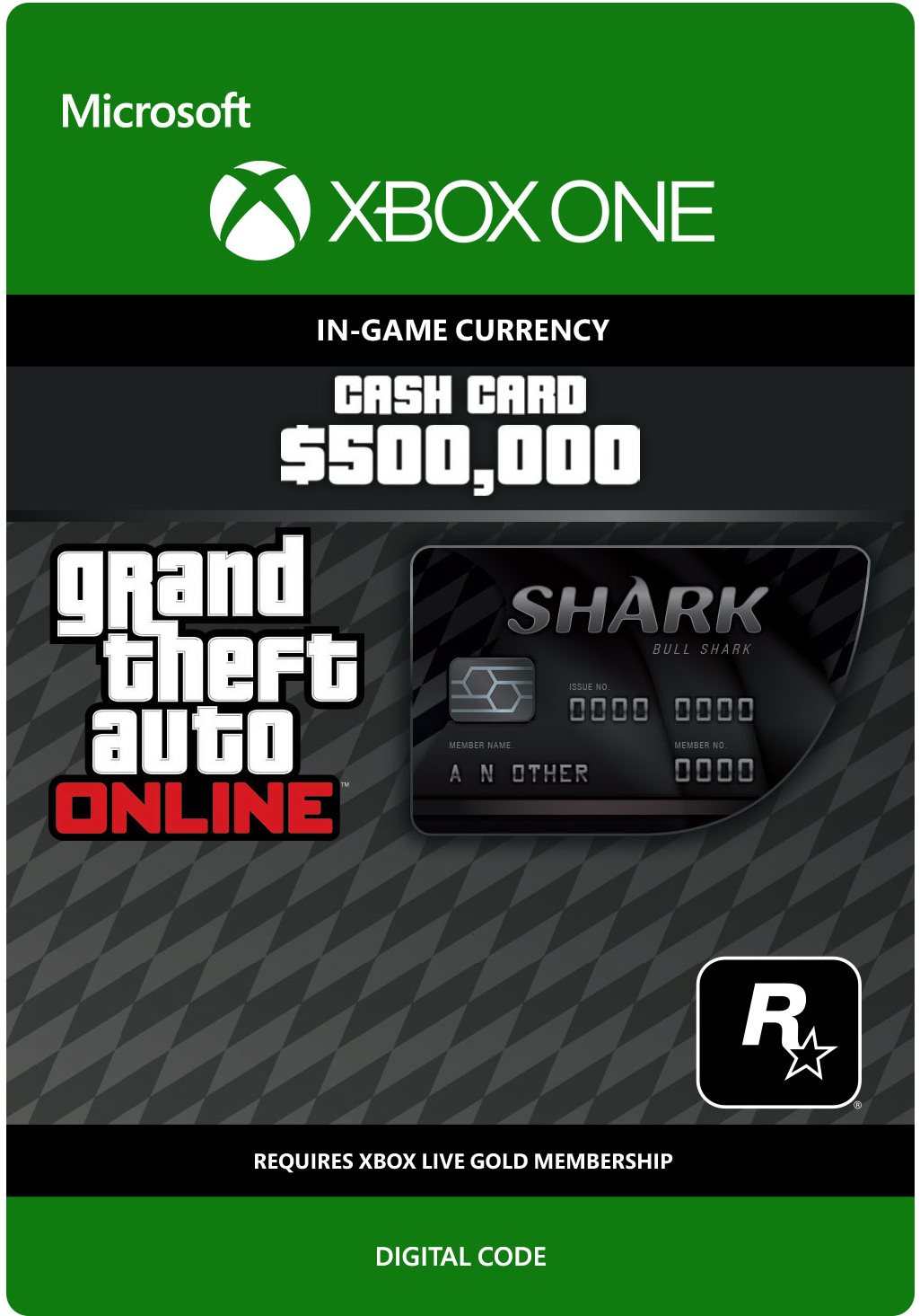 Grand Theft Auto V (GTA 5): Bull Shark Cash Card - Xbox Digital
