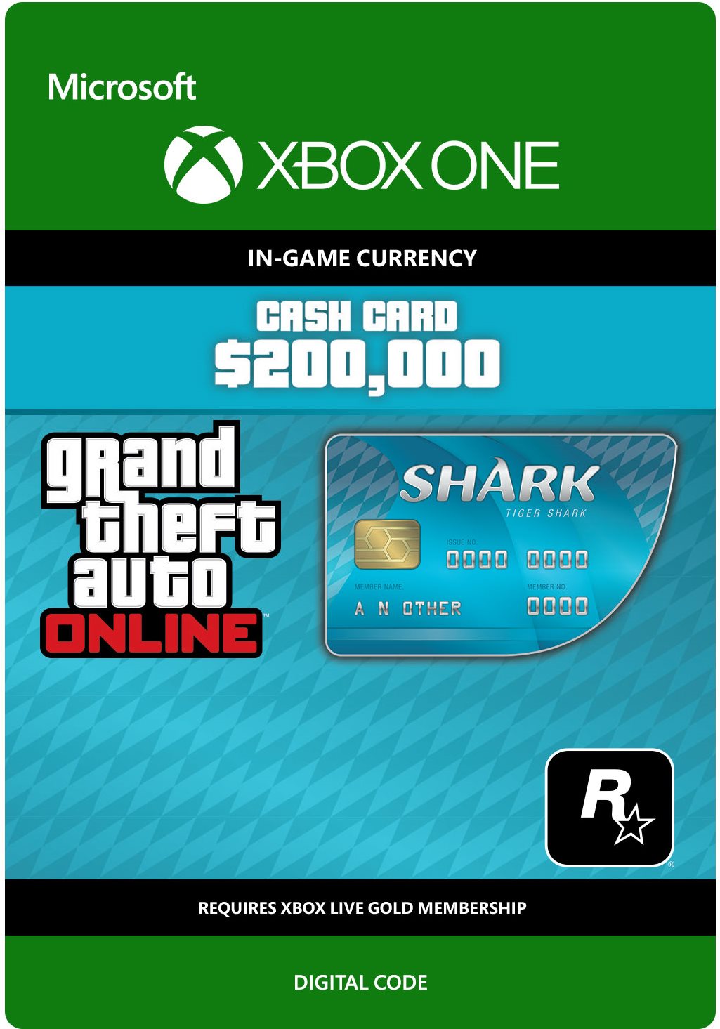 GTA V Tiger Shark Cash Card - Xbox Digital