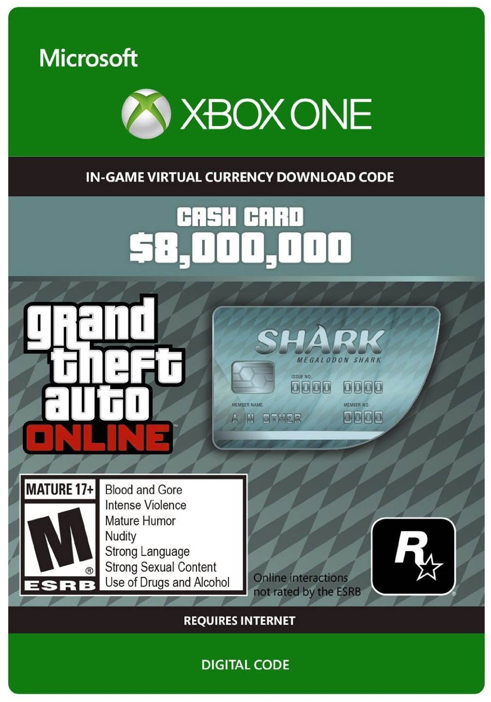 Grand Theft Auto V (GTA 5): Megalodon Shark Card DIGITAL
