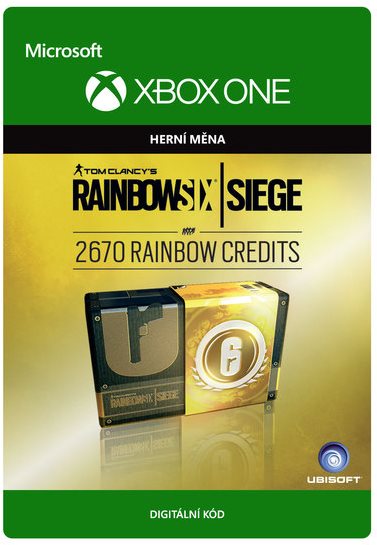 Tom Clancy's Rainbow Six Siege Currency pack 2670 Rainbow credits - Xbox Digital