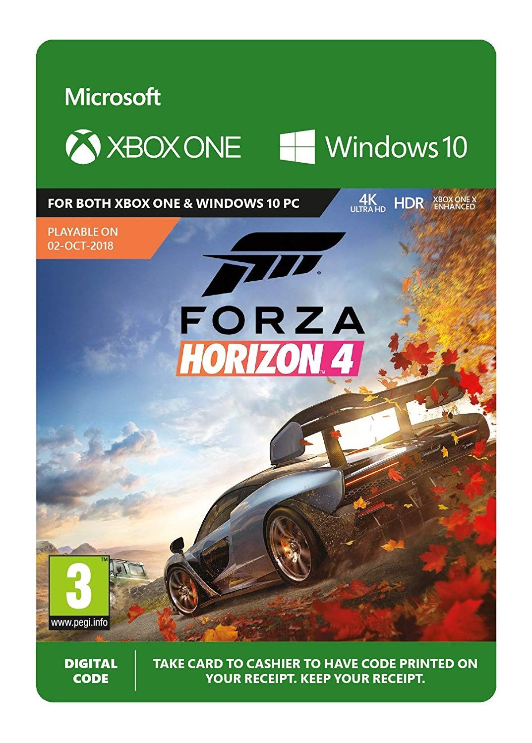 Forza Horizon 4 Standard Edition - Xbox One, PC DIGITAL