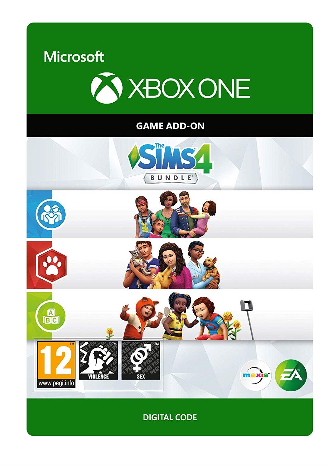 The Sims 4 Bundle - Cats & Dogs, Parenthood, Toddler Stuff - Xbox Digital
