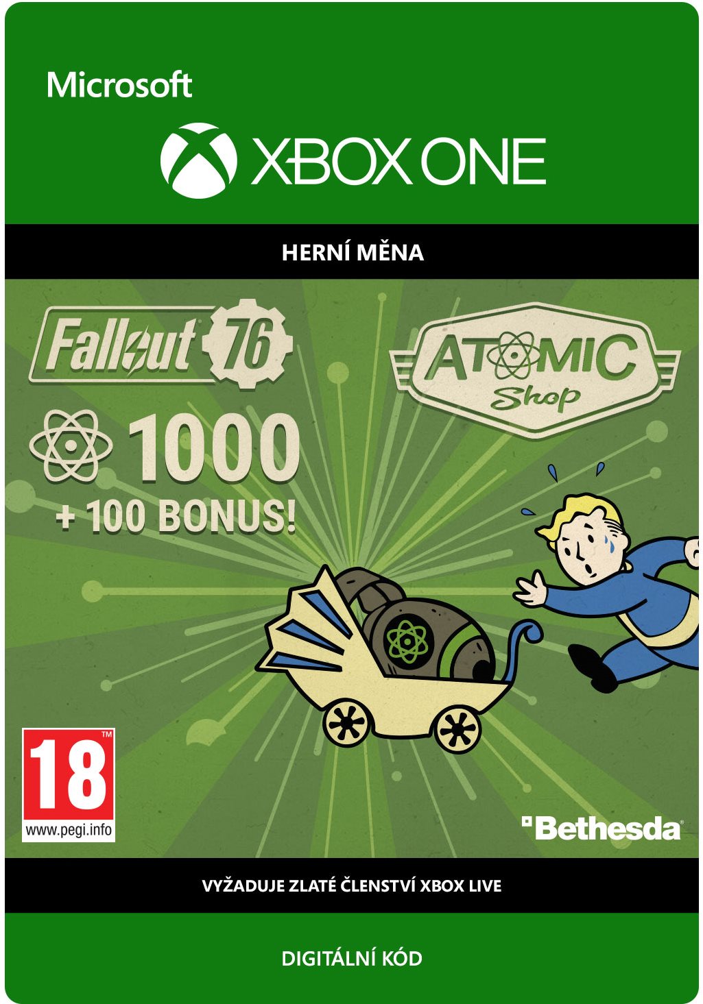Fallout 76: 1000 Atoms - Xbox Digital