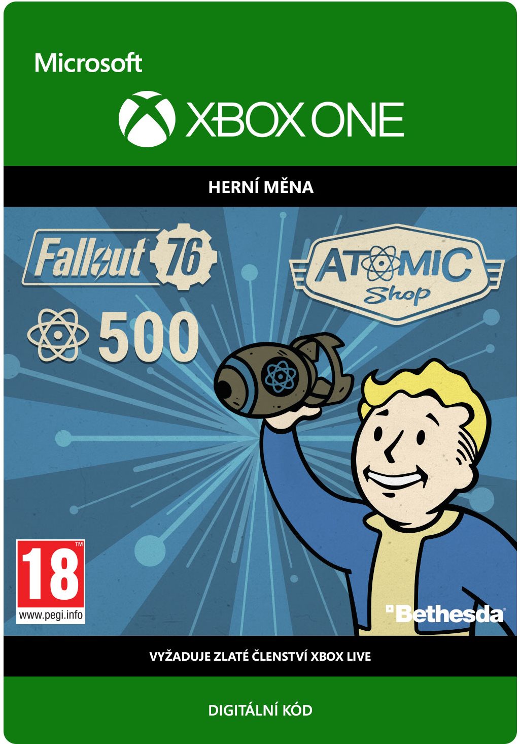 Fallout 76: 500 Atoms - Xbox Digital
