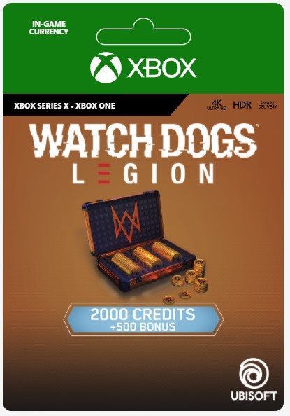 Watch Dogs Legion 2,500 WD Credits - Xbox One Digital