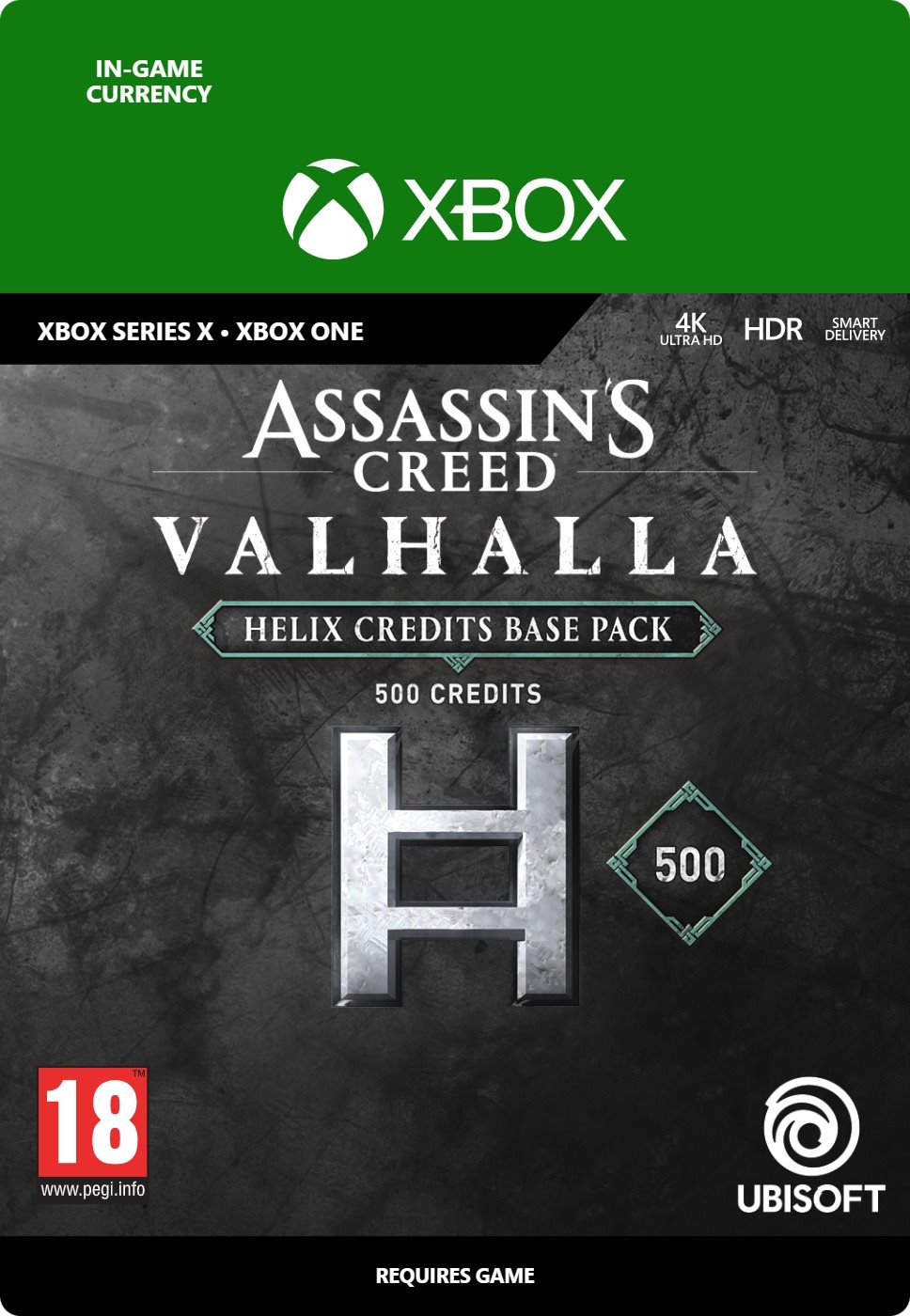 Assassins Creed Valhalla: 500 Helix Credits Pack - Xbox One Digital
