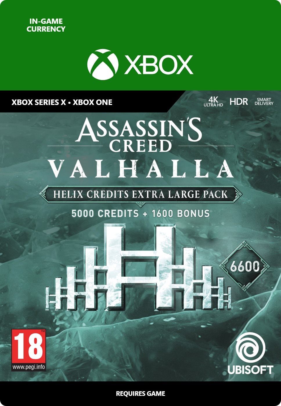 Assassins Creed Valhalla: 6600 Helix Credits Pack - Xbox One Digital
