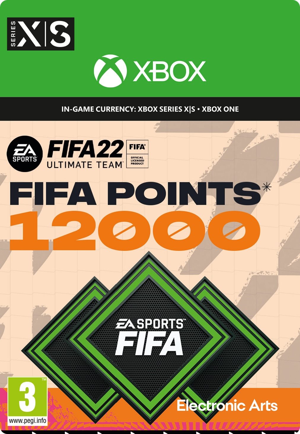 FIFA 22: 12000 FIFA Points - Xbox Digital