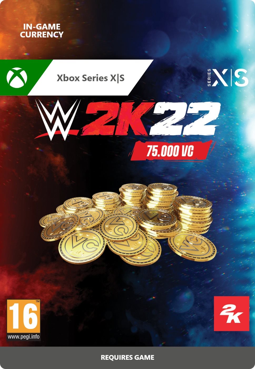 WWE 2K22: 75,000 Virtual Currency Pack - Xbox Series X|S Digital