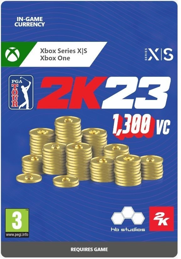Videójáték kiegészítő PGA Tour 2K23: 1,300 VC Pack - Xbox Digital