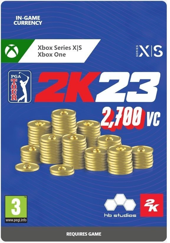 PGA Tour 2K23: 2,700 VC Pack - Xbox Digital