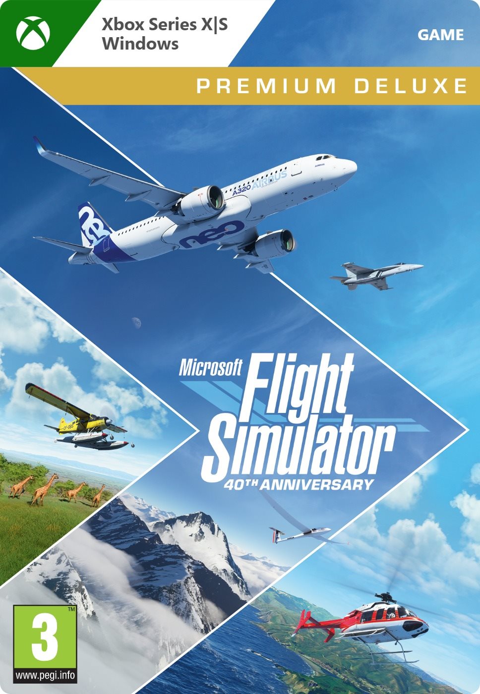 Microsoft Flight Simulator 40th Anniversary - Premium Deluxe Edition - Xbox Series, PC DIGITAL