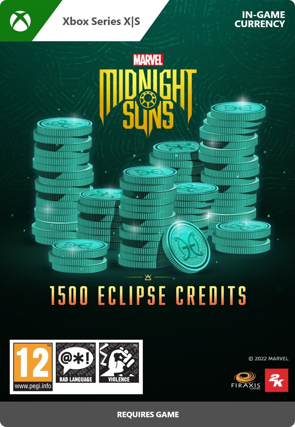 Marvels Midnight Suns: 1,500 Eclipse Credits - Xbox Series X|S Digital