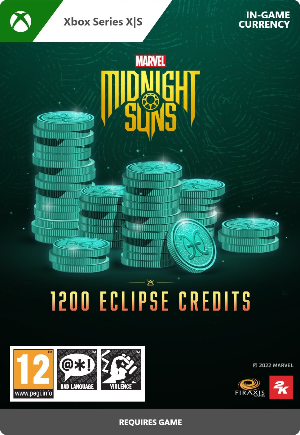 Marvels Midnight Suns: 1,200 Eclipse Credits - Xbox Series X|S Digital