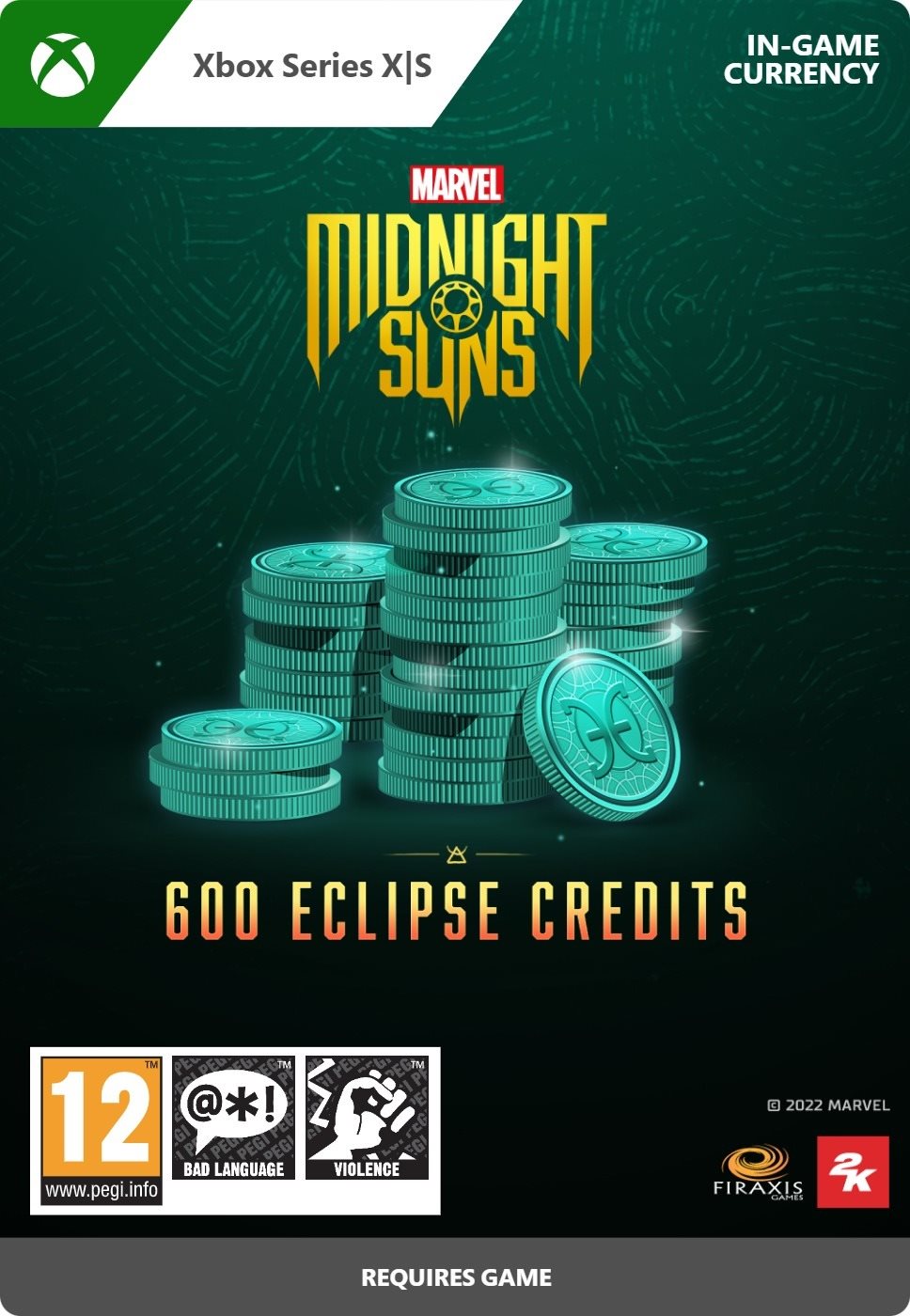 Marvels Midnight Suns: 600 Eclipse Credits - Xbox Series X|S Digital