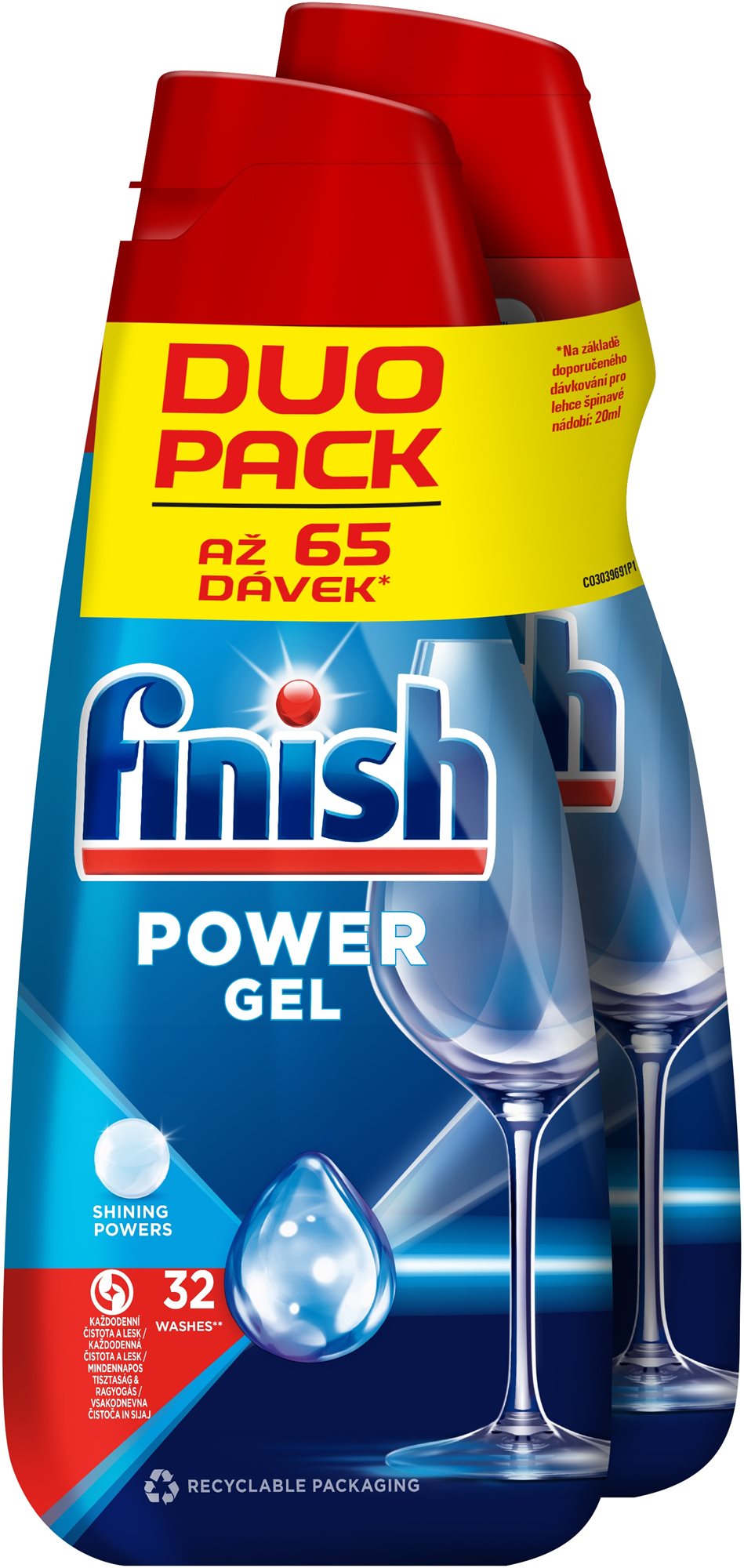 FINISH Gel All-in-1 Shine & Protect 2 x 650 ml