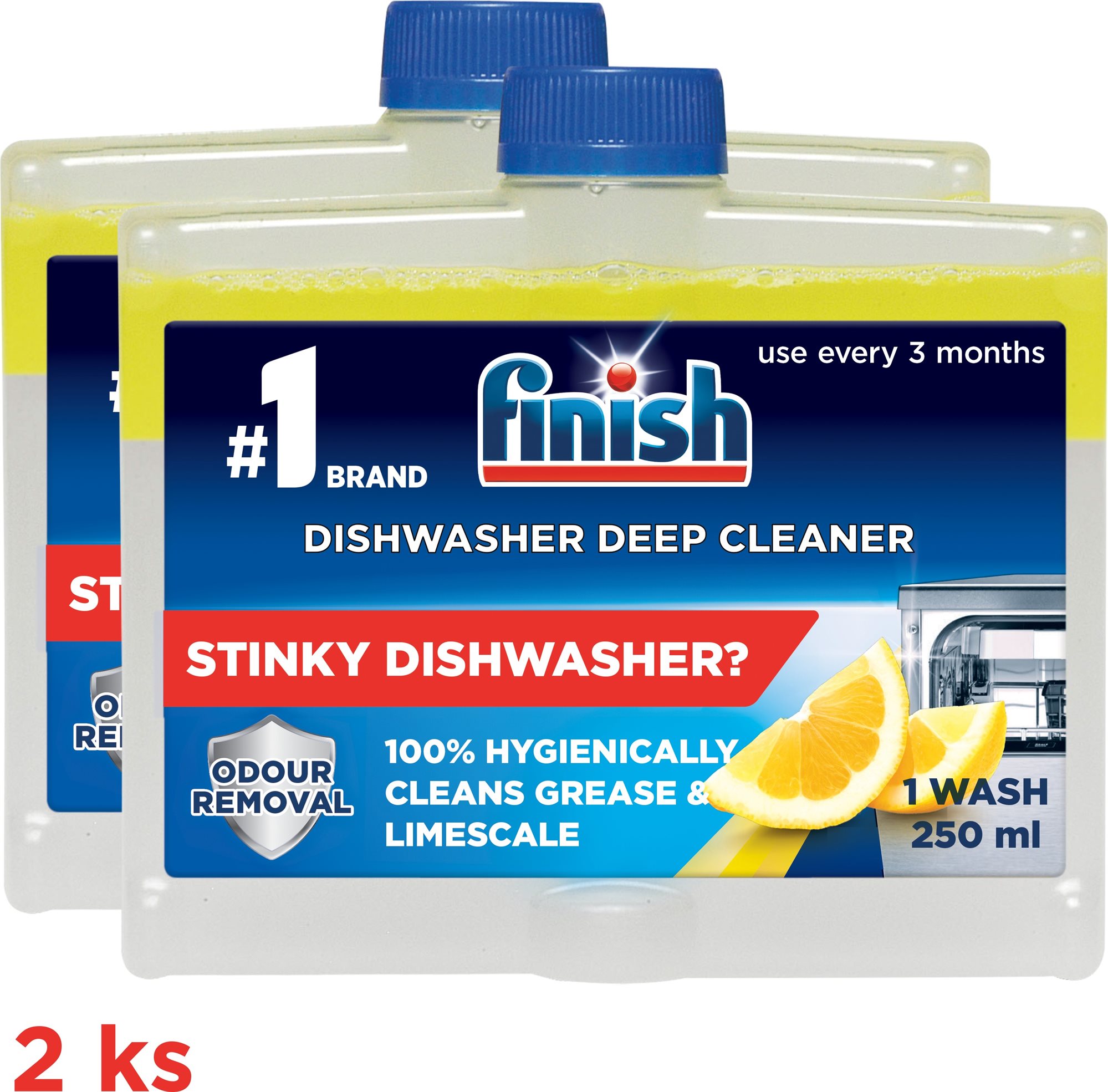 FINISH Lemon mosogatógép tisztító 250 ml DUO