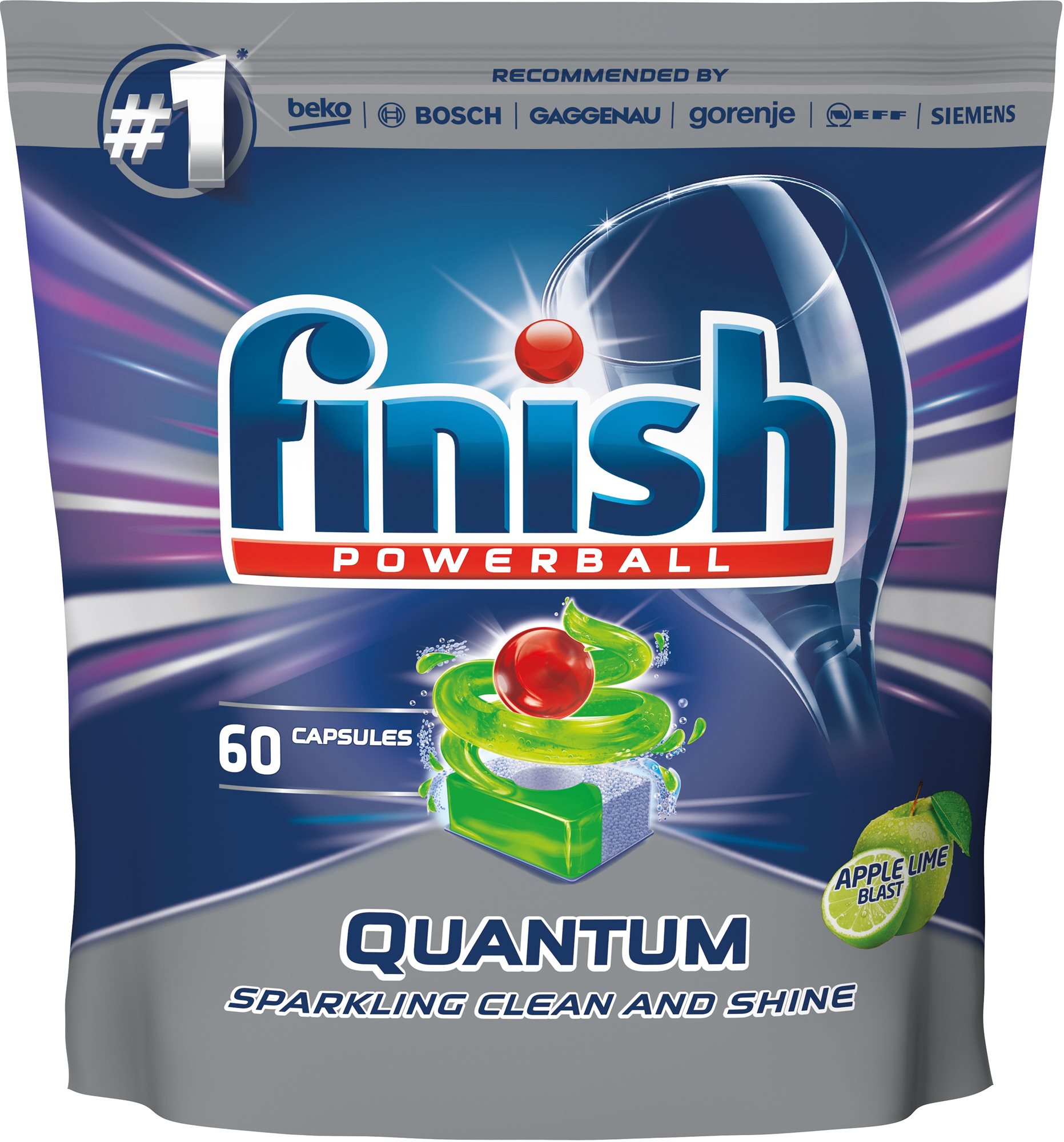 FINISH Quantum Max Powerball Apple&Lime 60 db