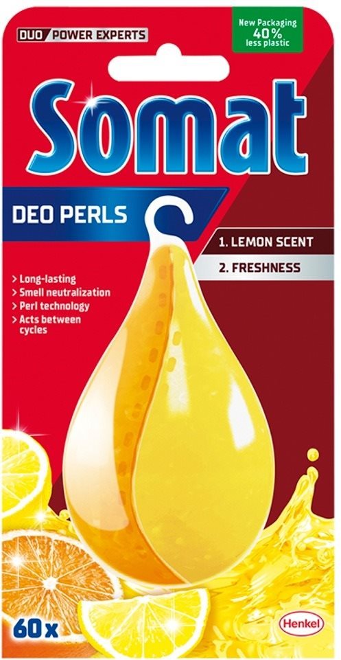 Mosogatógép illatosító Somat Deo Duo-Perls Lemon & Orange Mosogatógép illatosító 60 adag