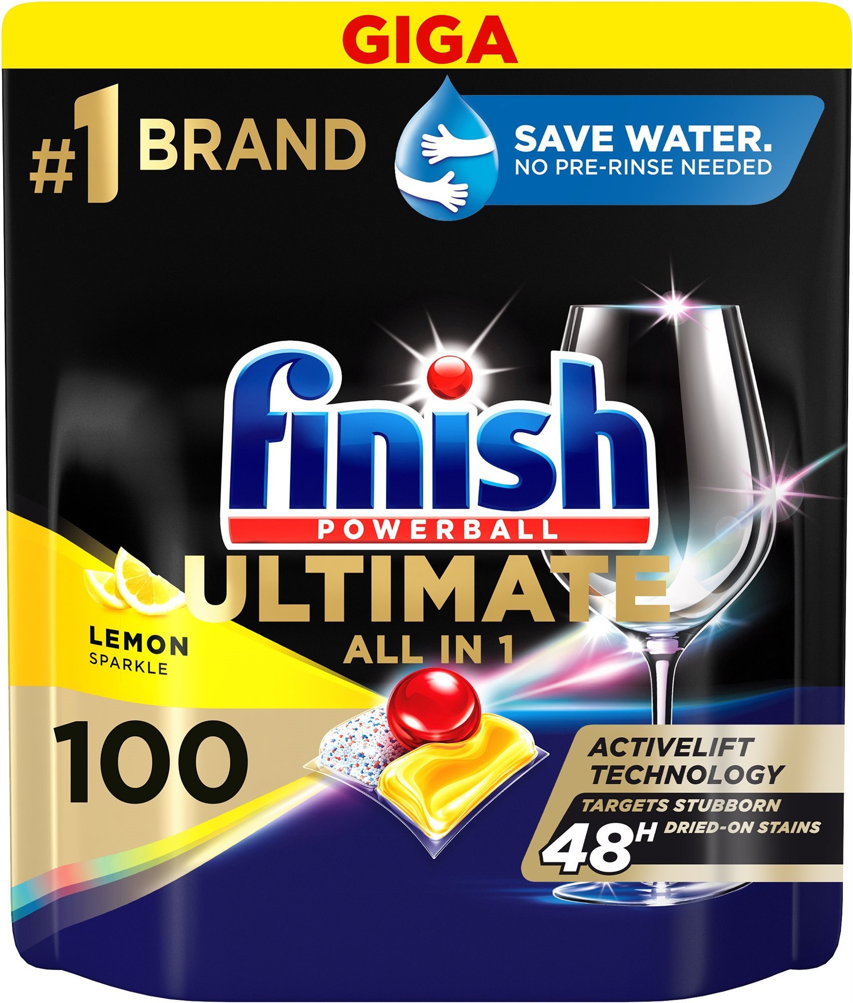 FINISH Ultimate All in 1 Lemon Sparkle 100 db