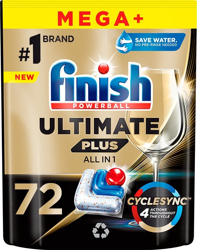 Finish Ultimate Plus All in 1, 72 db