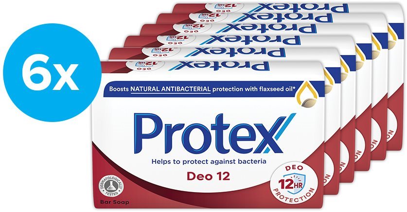 PROTEX Deo természetes antibakteriális védelemmel 6 × 90 g