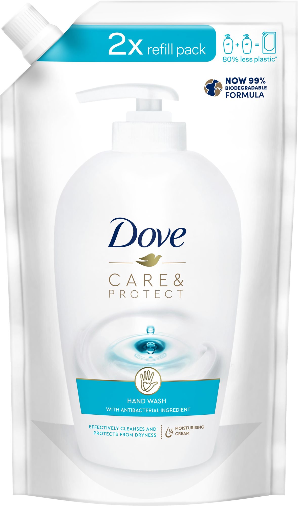 DOVE Care & Protect Folyékony szappan utántöltő 500 ml