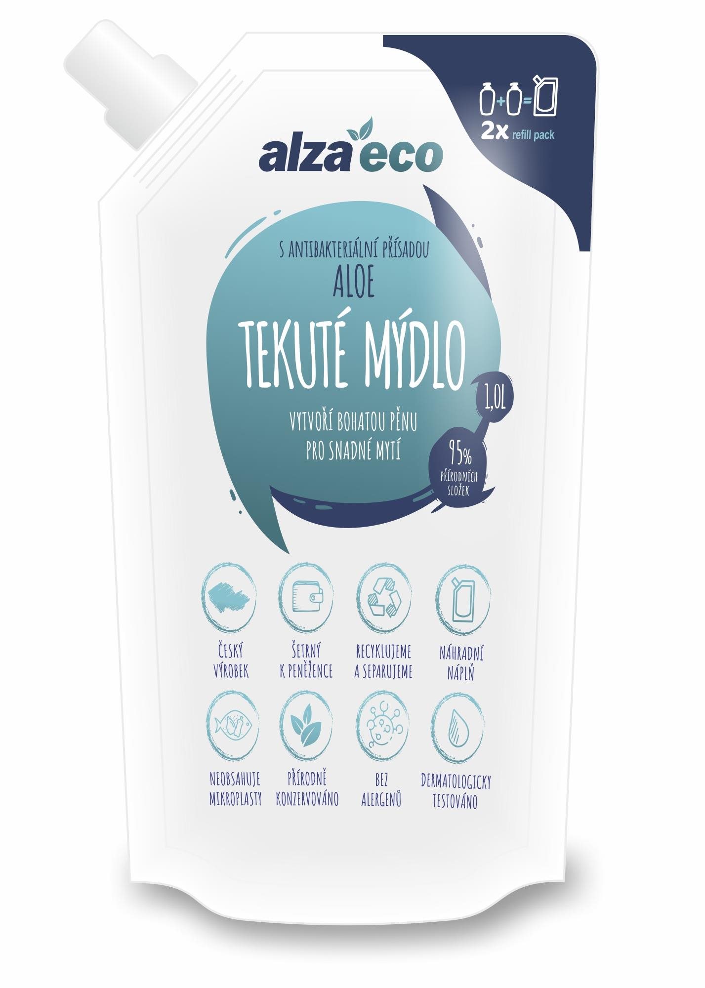 AlzaEco Aloe (antibakteriális adalékkal) 1 l