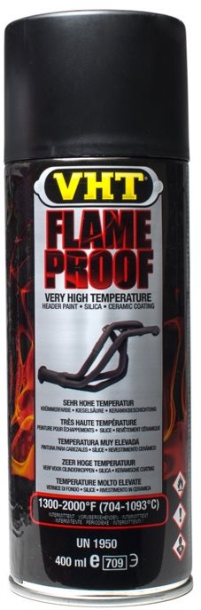 VHT Flameproof hőálló festék - fekete