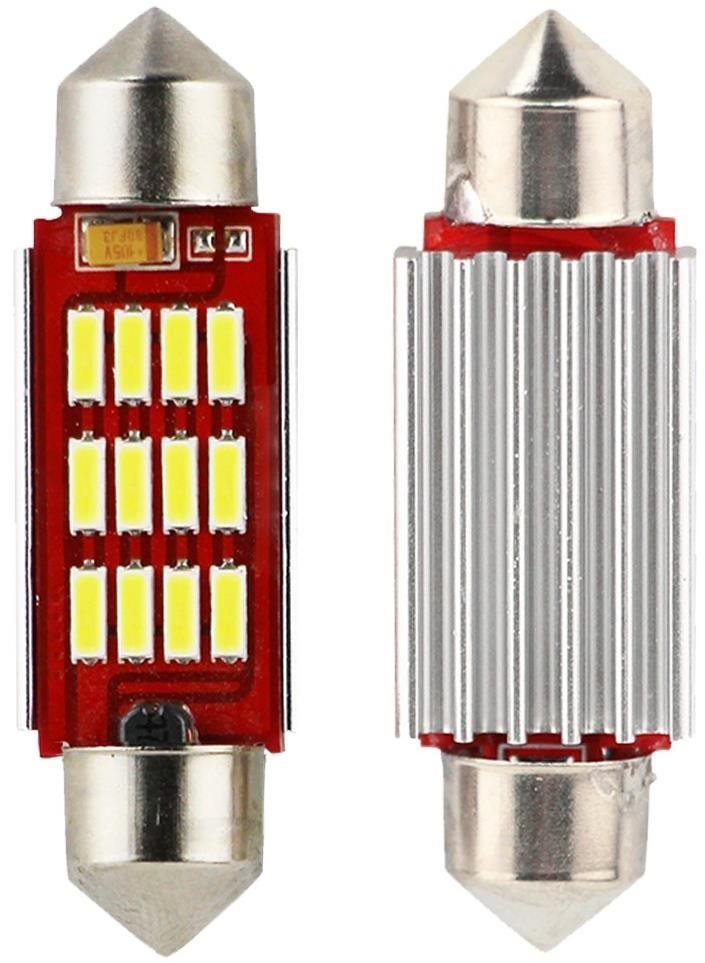 M-Style LED szofita izzó 36mm 12V 12SMD CANBUS