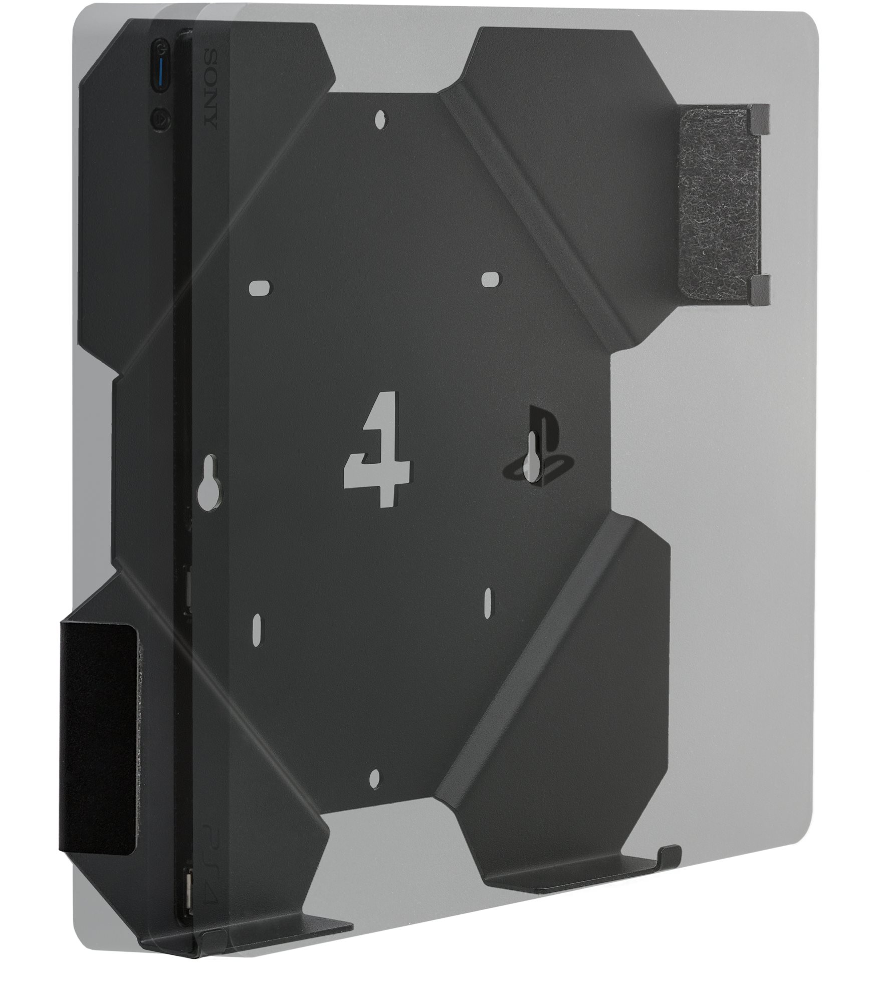 4mount - Wall Mount for PlayStation 4 Slim, fekete