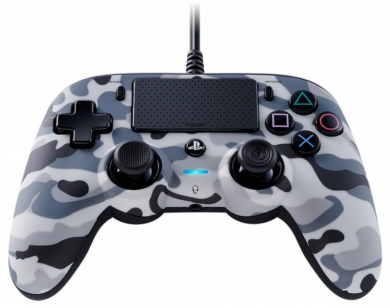 Nacon Wired Compact Controller PS4 - terepszürke